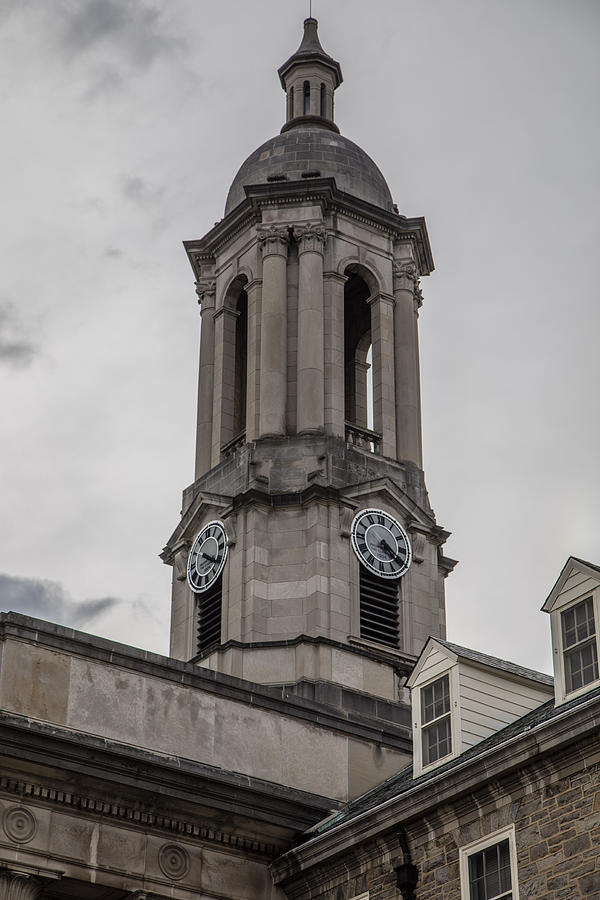 Old Main Penn State Clock  Photograph by John McGraw