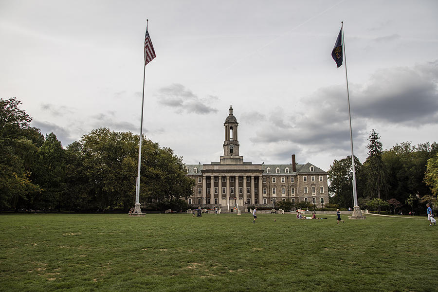 Old Main Penn State Wide Shot  Photograph by John McGraw