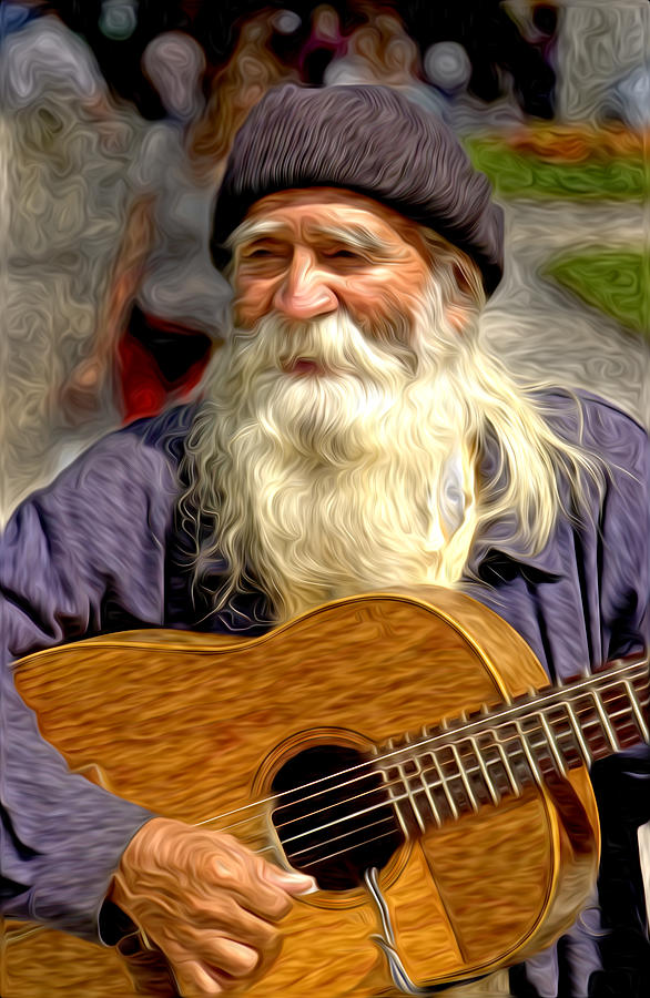 Old Man - 5 as art Photograph by Larry Mulvehill