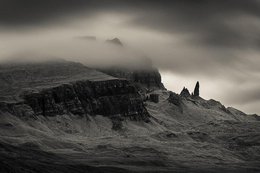 Nature Photograph - Old Man and the Storr by Dave Bowman
