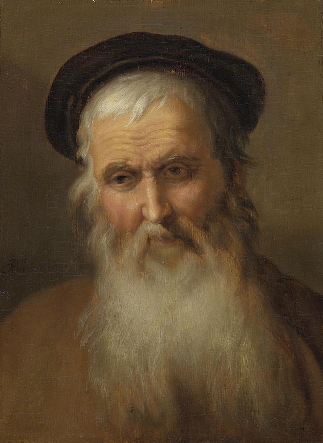 Old Man by Abraham Bloemaert, 1635 Painting by Celestial Images