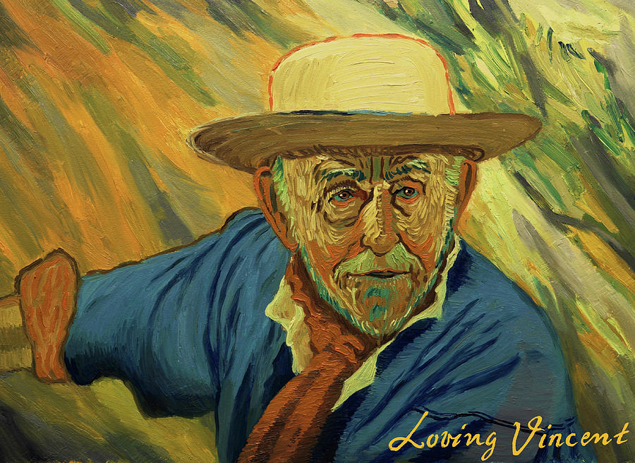 Old Man Painting by Dominika Hofman Old Man Painting by Dominika Hofman