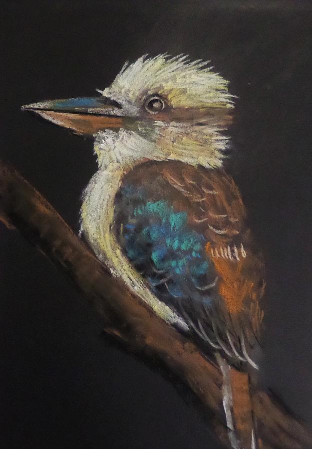 Bird Painting - Old Man Kookaburra by Anne Gardner