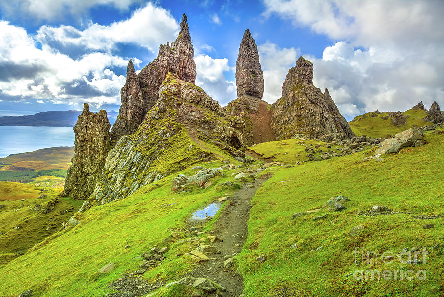 Old Man of Storr pinnacles Photograph by Benny Marty