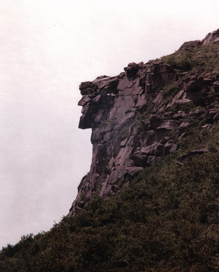 Old Man of the Mountain Photograph by Wayne Toutaint