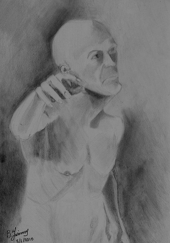 Old Man Portrait Study Drawing by Vasilis Ioannou Old Man Portrait Study Drawing by Vasilis Ioannou