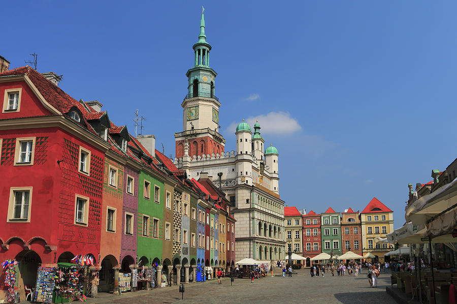 Old Marketplace and the Town Hall Poznan Poland Photograph by Ivan ...