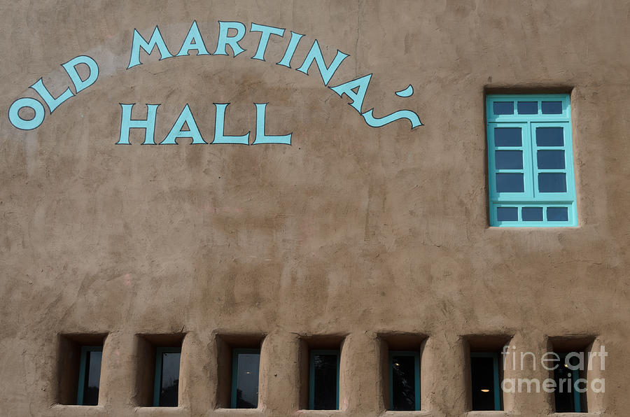 Old Martinas Hall - Turquoise Window Photograph by Debra Martz