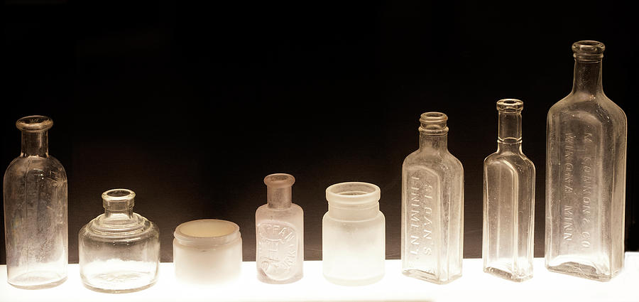 Old Medicine Bottles Photograph