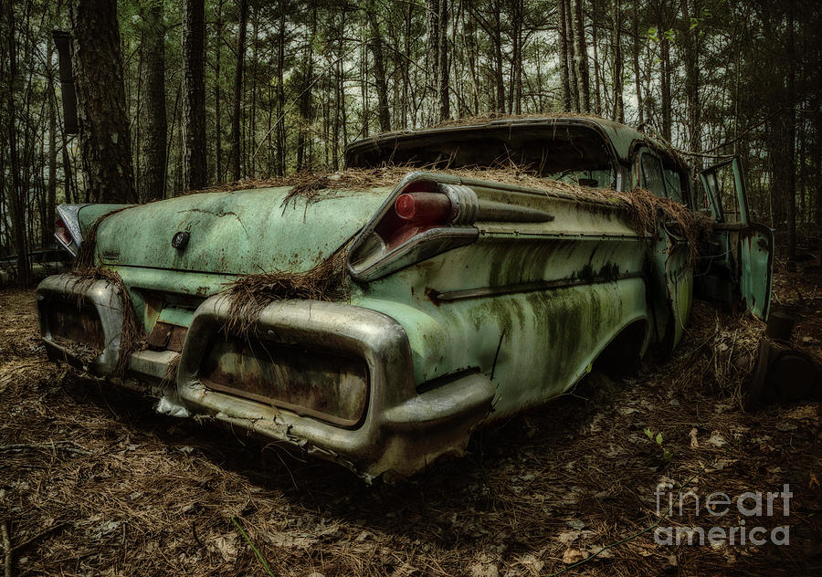 Car Photograph - Old Mercury by Claudia Kuhn