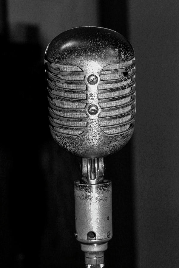 Old Microphone Photograph by Robert Wilder Jr