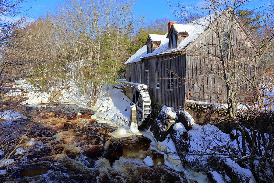 Old mill on the Tom Tigney River, Nova Scotia Photograph by Gary Corbett