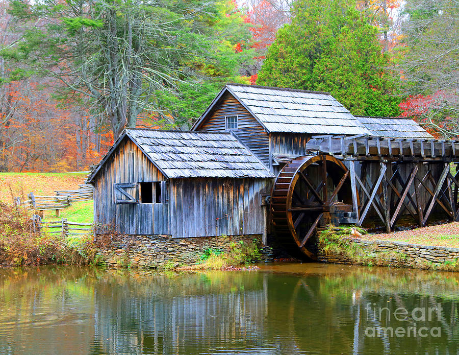 Old Mill Photograph by Steve  Gass