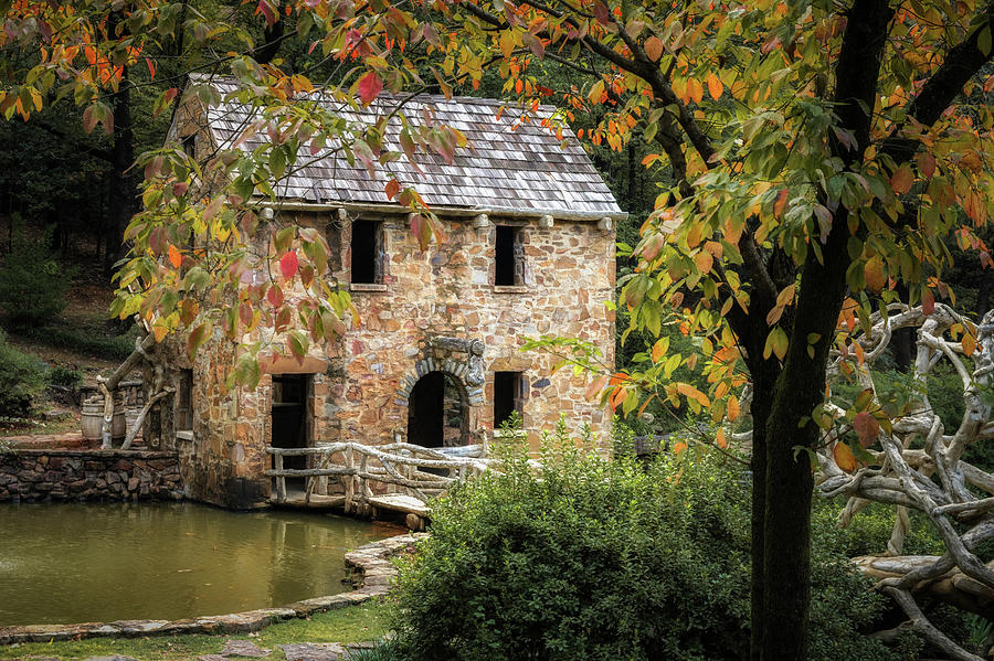 Old Mill Through the Trees Photograph by James Barber