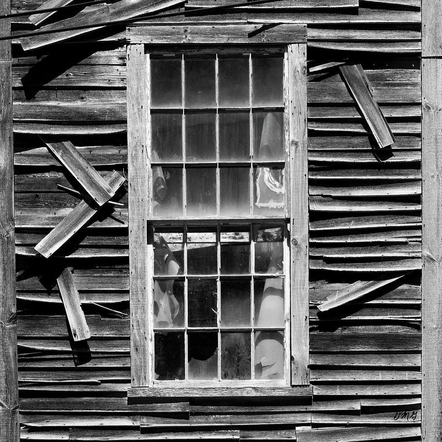 Old Mill Window BW SQ Photograph by David Gordon