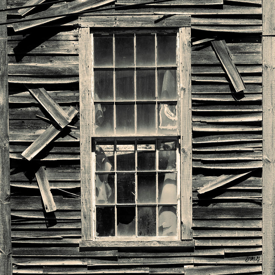 Old Mill Window Toned Photograph by David Gordon