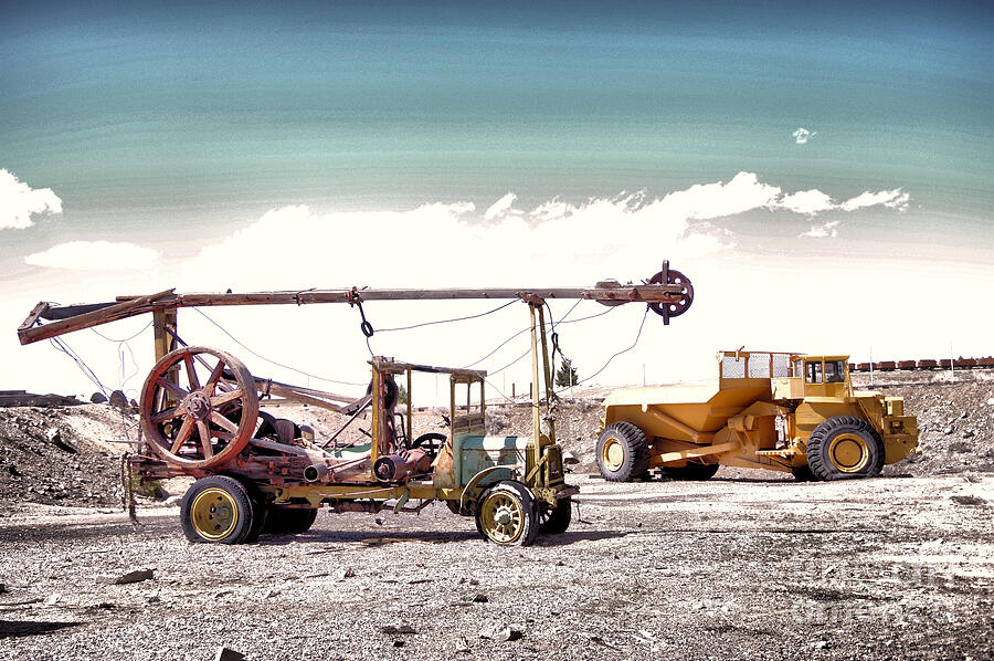 Old Mining Trucks Photograph By Jeff Swan