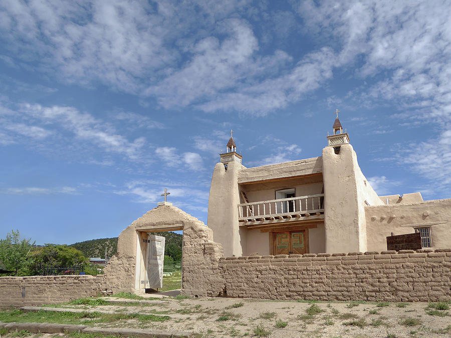 Old Mission, Las Trampas, New Mexico Photograph by Gordon Beck