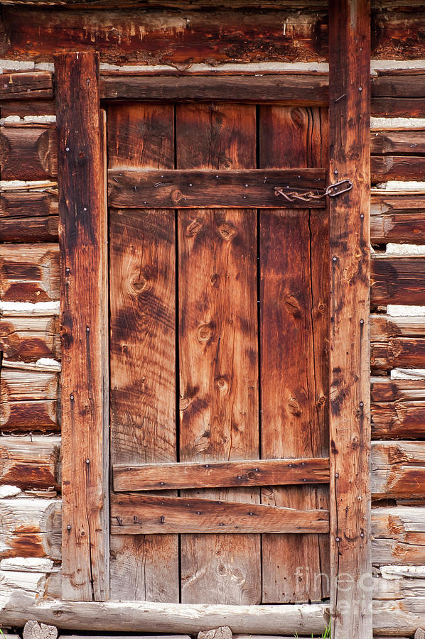 Old Mormon Barn Door Two Photograph by Bob Phillips