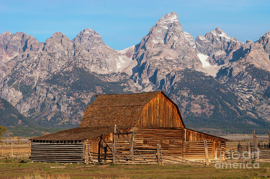 Old Mormon Farm Building in Jackson Hole Two Photograph by Bob Phillips