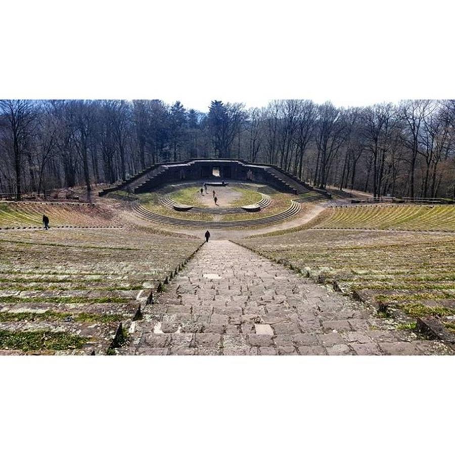 Germany Photograph - Old Nazi Amphitheater In The Hills Of by Monica Adjemian 