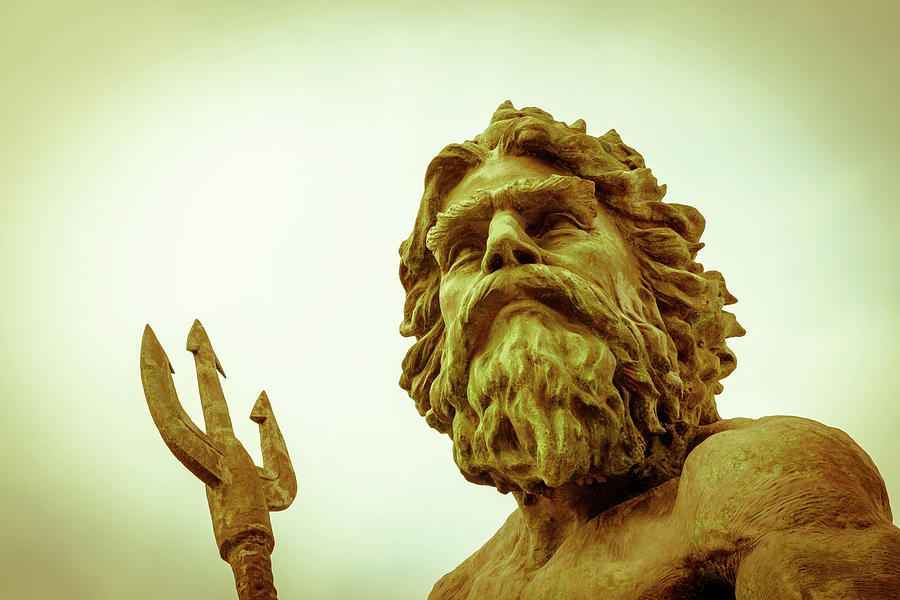 Old Neptune Photograph by Michael Scott