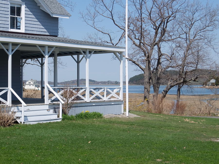 Old New England Beach Cottage in Early Spring Time 4 Photograph by ...