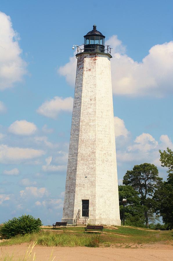 Old New Haven Harbor Lighthouse Photograph by Karen Silvestri Fine