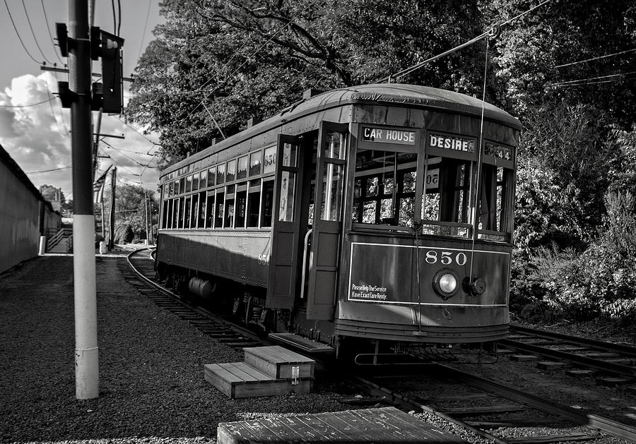 Old New Orleans Trolley Photograph by Phil Cardamone