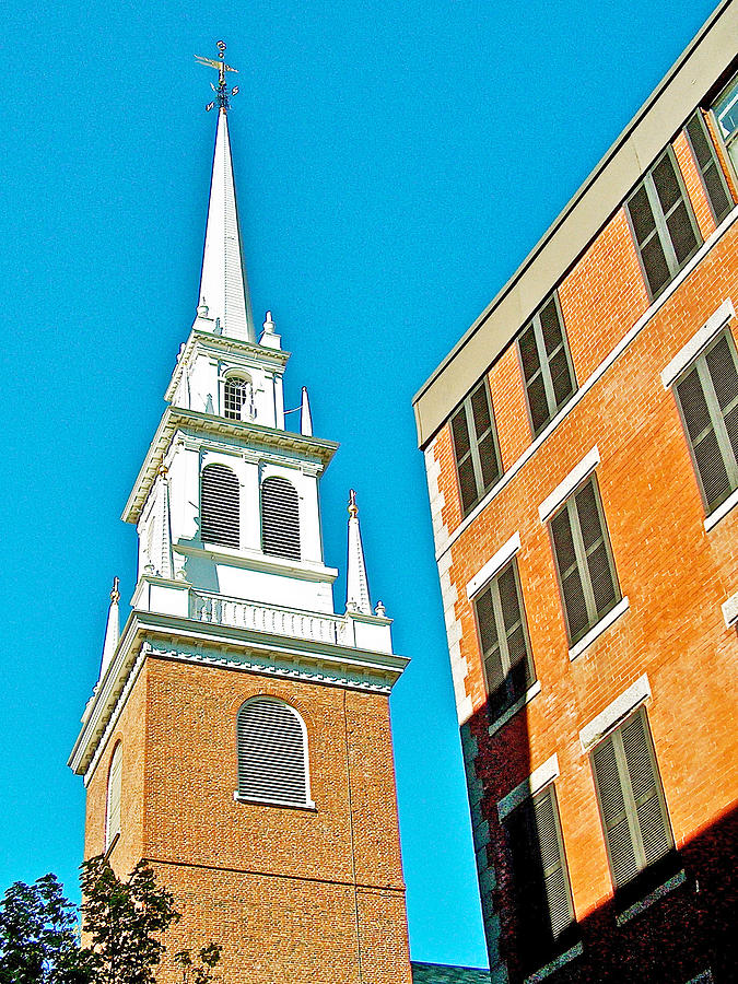 Old North Church Tower In Boston Massachusetts Photograph By Ruth Hager Fine Art America 1341