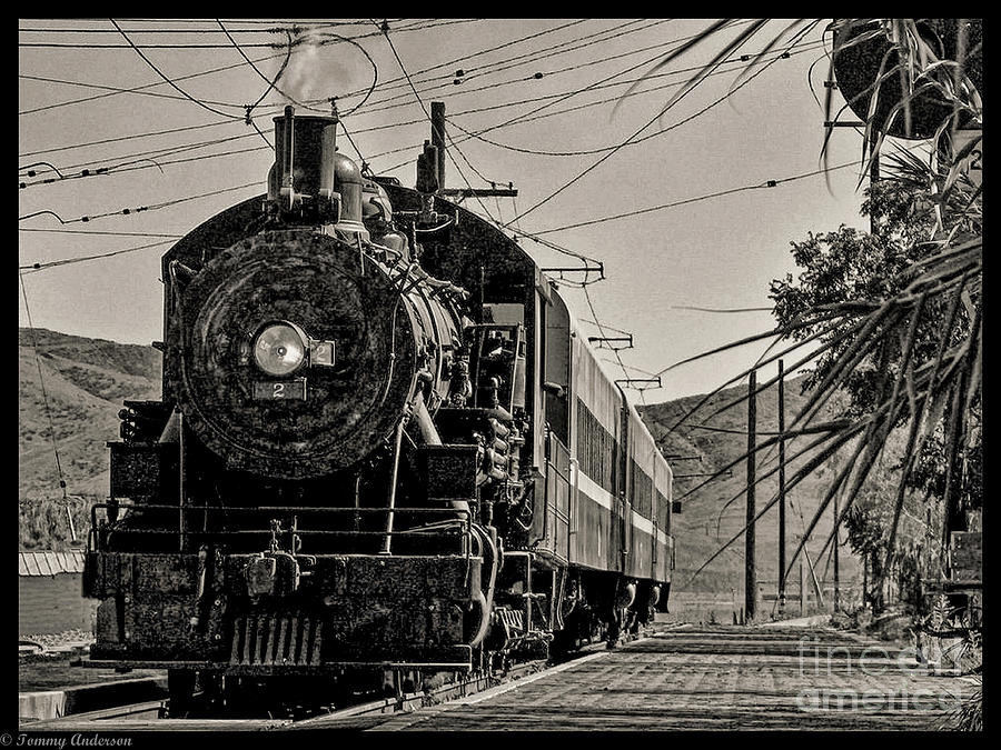 Train Photograph - Old Number 2 by Tommy Anderson