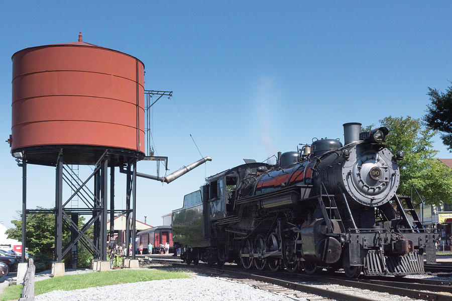 Old number 90 Steam Engine Photograph by Kenneth Cole