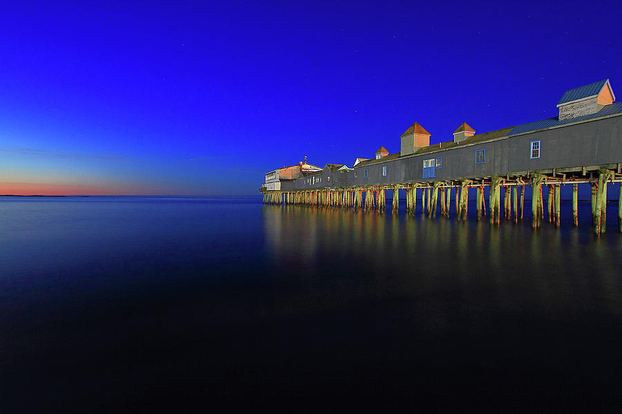 Old Orchard Beach Photograph - Old Orchard Beach Pier at Sunrise by Brian Pflanz Old Orchard Beach Photograph - Old Orchard Beach Pier at Sunrise by Brian Pflanz