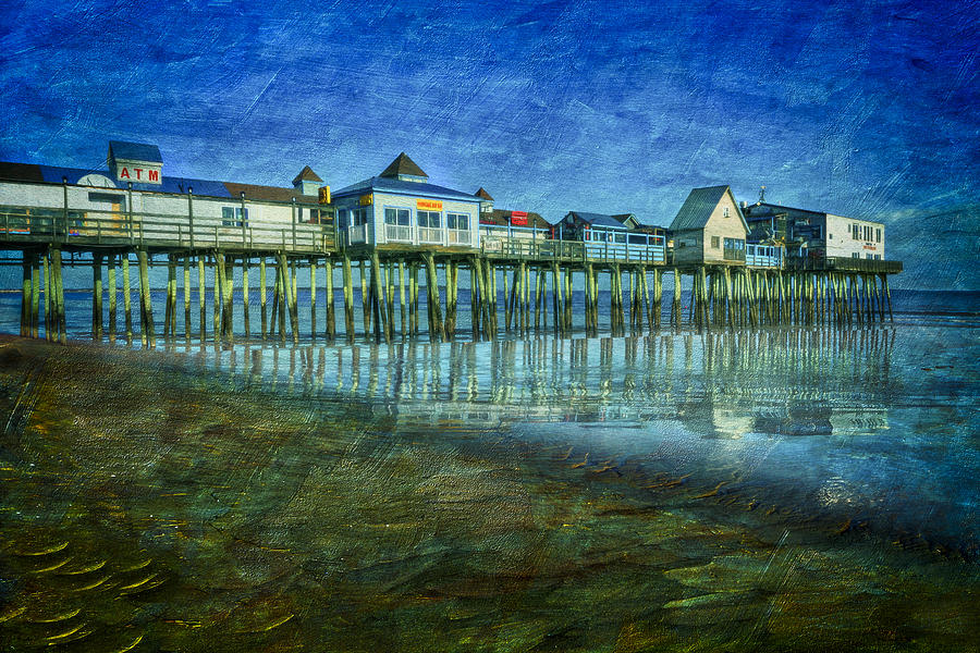 Old Orchard Beach Pier  OOB Photograph by Susan Candelario