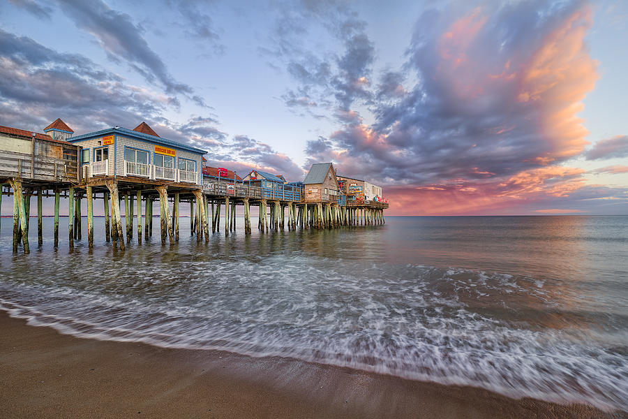 Old Orchard Beach Photograph by Ron Phillips
