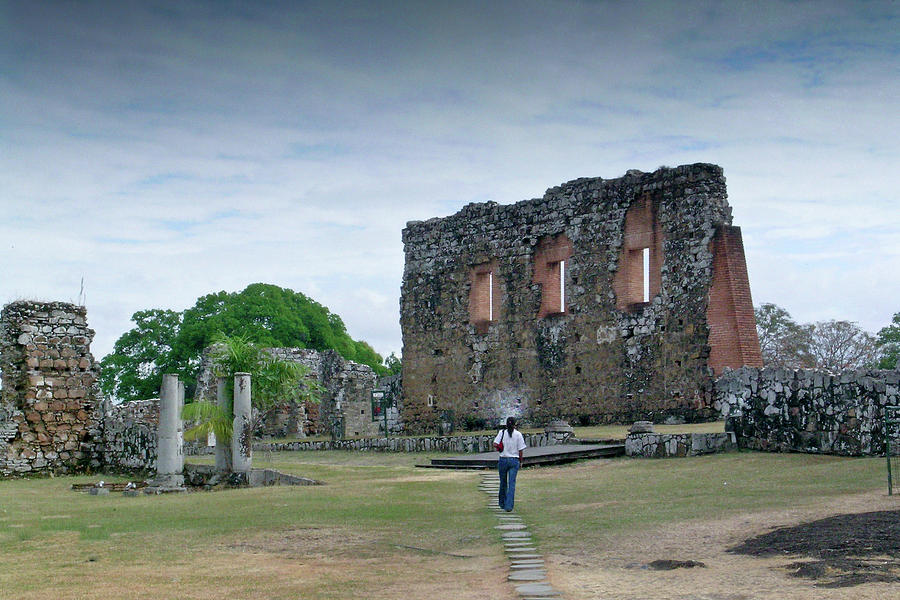 Old Panama City Ruins 1 Photograph by Douglas Barnett