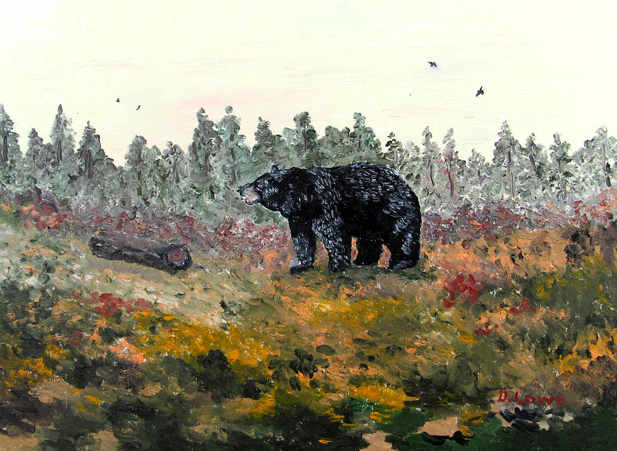 Old Papa Bear Painting by Danny Lowe