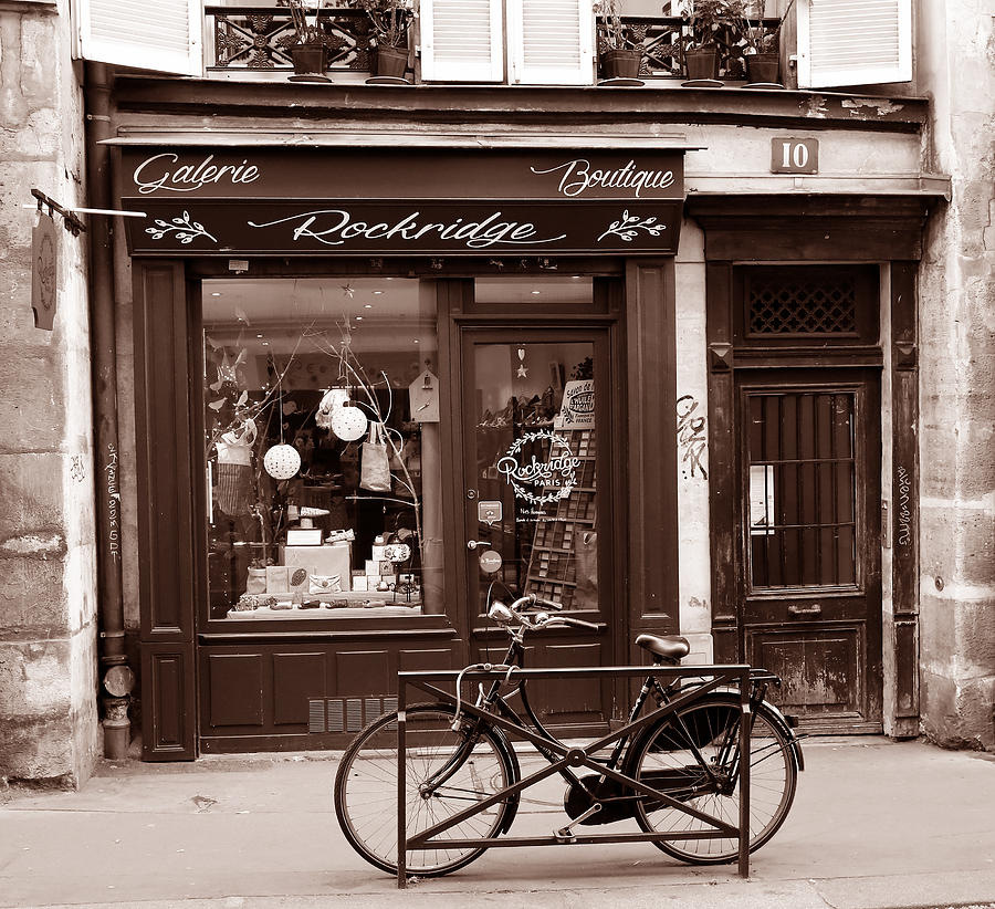 Old Paris Shop 1b Photograph by Andrew Fare
