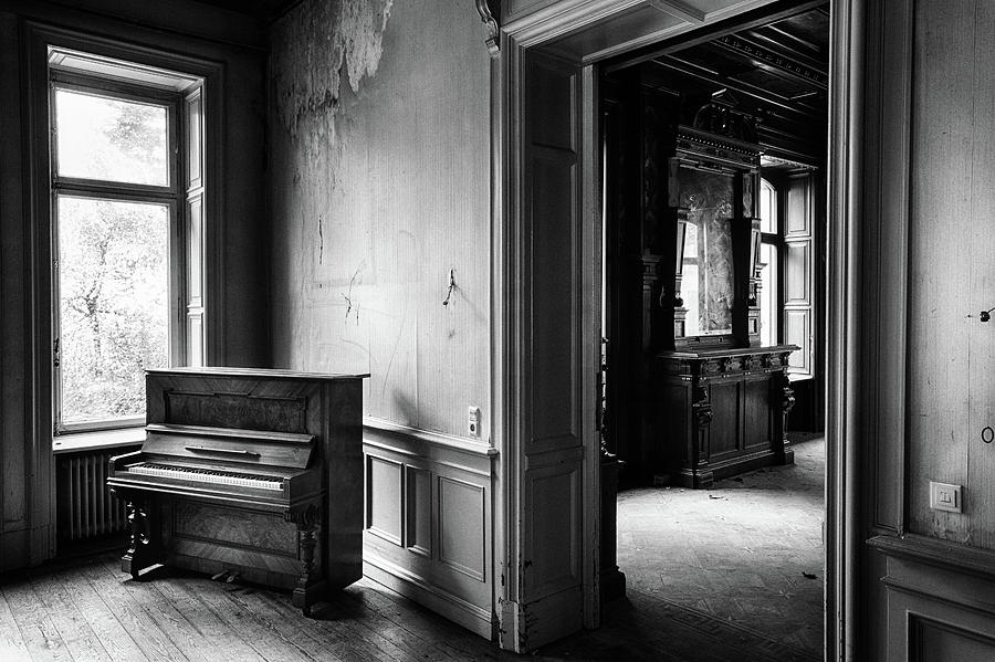 Old piano waiting to be played - abandoned bildings Photograph by Dirk Ercken
