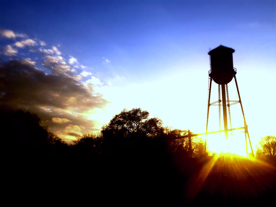Old Pineville Mill at Sunset Photograph by Morgan Carter
