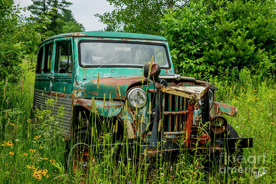Old Plow Jeep Photograph by Alana Ranney