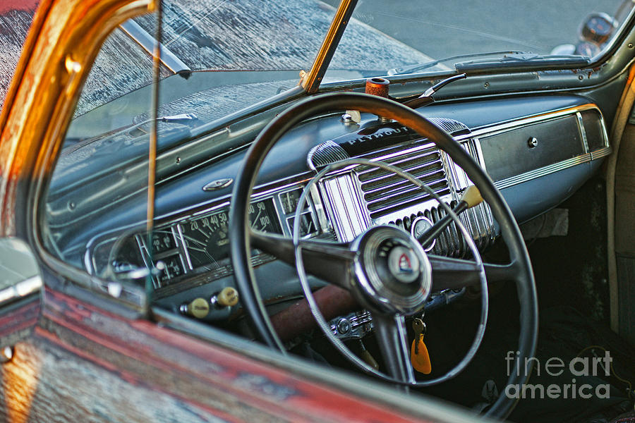 Old Plymouth Dash Photograph by Randy Harris - Fine Art America