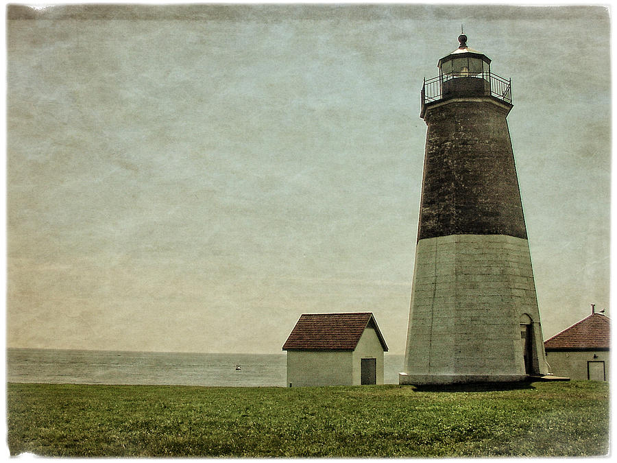 Old Point Judith Light Photograph by Mike Martin