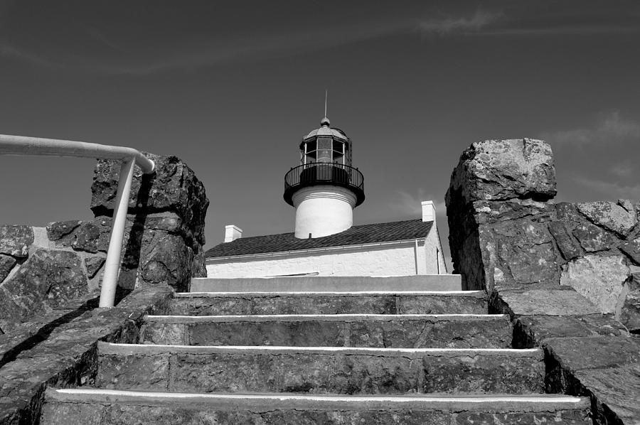 Old Point Loma Lighthouse - From The Stairwell  Photograph by Glenn McCarthy Art and Photography