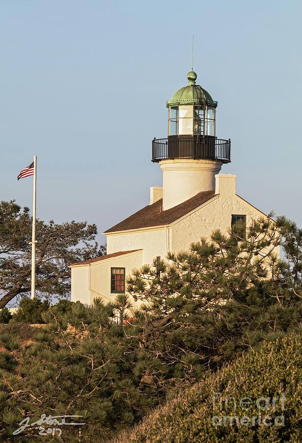 Old Point Loma Lighthouse Photograph by Jeffrey Stone