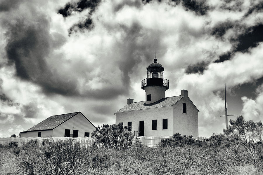 Old Point Loma Lighthouse Photograph by Kyle Hanson