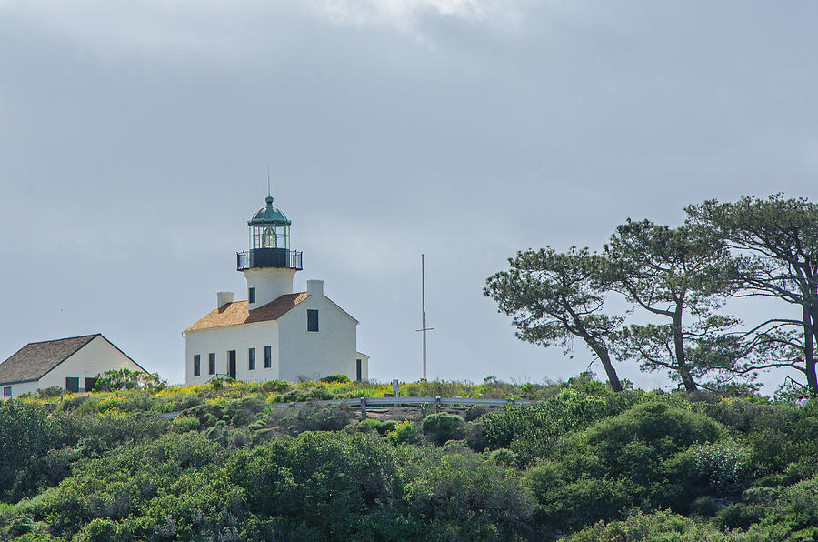 Old Point Loma Lighthouse Photograph by Susan McMenamin