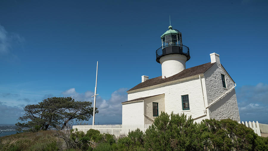 Old Point Loma San Diego Lighthouse California Photograph by Lawrence S Richardson Jr