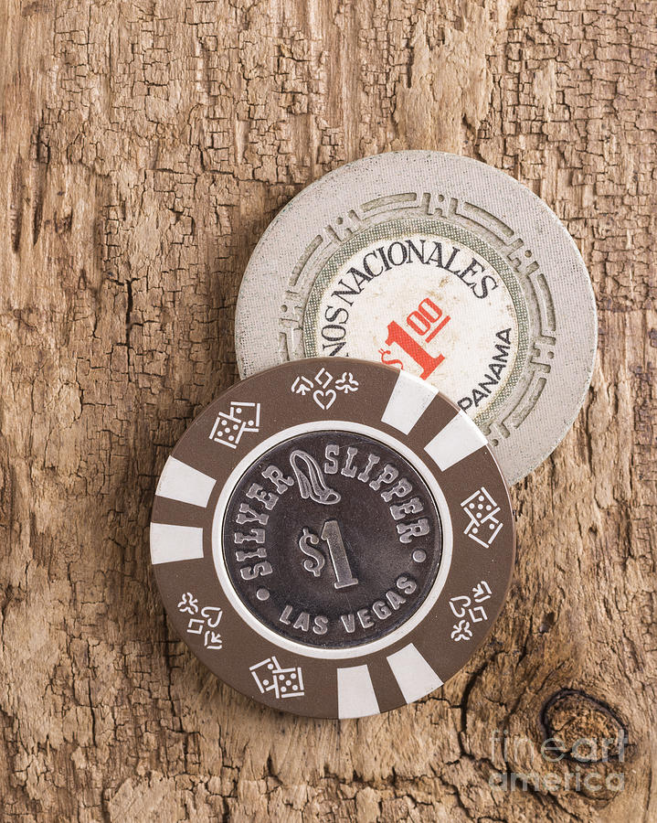 Old Poker Chips Photograph by Edward Fielding