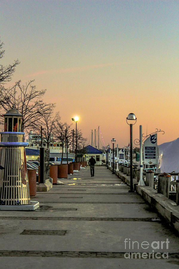 Portland Photograph - Old Port at Sundown by Victory Designs